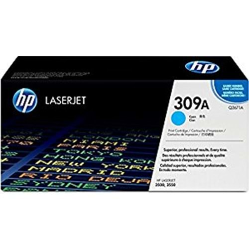 HP Q2671A (309A) 3500/3550 MAVİ TONER ORJİNAL 4.000 SAYFA