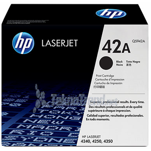 HP Q5942A LASERJET 4250/4350 TONER SİYAH ORJİNAL 10.000 SAYFA