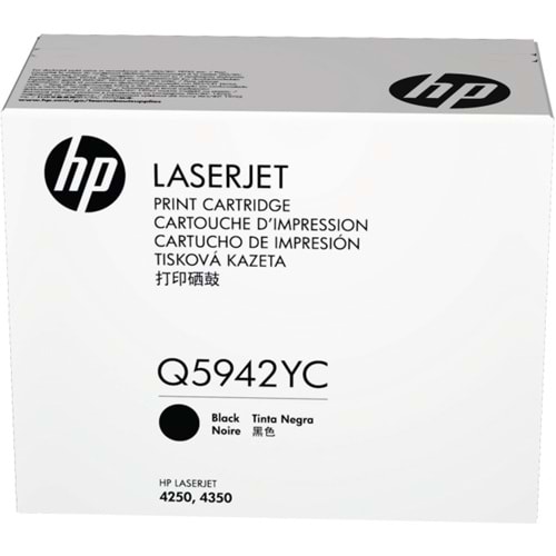 HP Q5942YC 4250/4350 TAAHÜTLÜ SİYAH TONER ORJİNAL 20.000 SAYFA