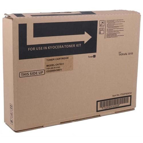 UTAX CK-7511 3560i/3561i SİYAH TONER MUADİL 35.000 SAYFA 623510010