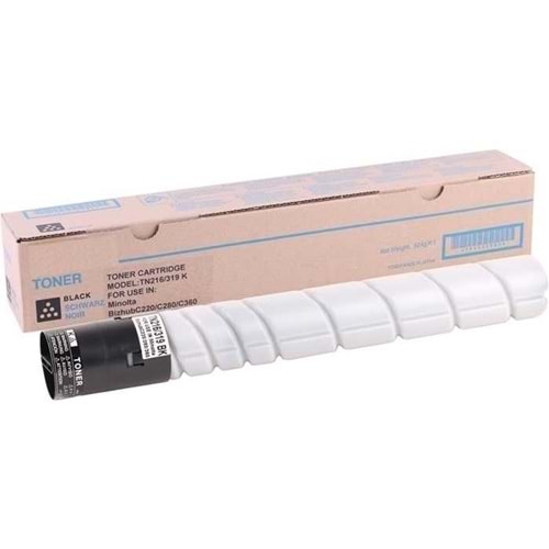 KONICA MINOLTA TN-216BK BIZHUB C220/280/360 SİYAH TONER MUADİL 29.000 SAYFA