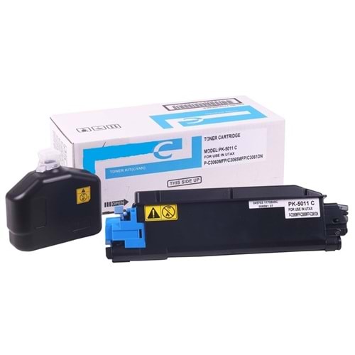 UTAX PK-5011C P-C3060/3061/3065MFP MAVİ TONER MUADİL 5.000 SAYFA 1T02NRCUT0