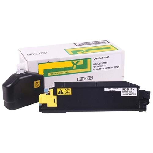 UTAX PK-5011Y P-C3060/3061/3065MFP SARI TONER MUADİL 5.000 SAYFA 1T02NRAUT0