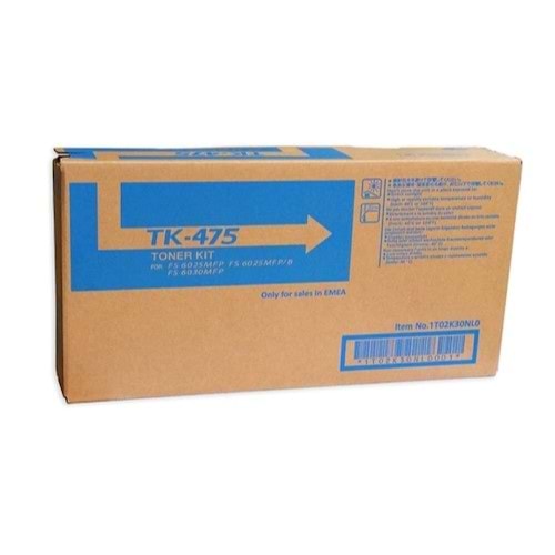 KYOCERA TK-475 FS6025/6030/6525/6530 SİYAH TONER MUADİL 15.000 SAYFA 1T02K30NL0