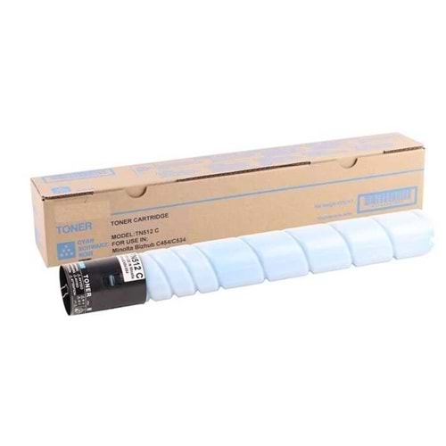 KONICA MINOLTA TN-512C BIZHUB C454/554 MAVİ TONER MUADİL 26.000 SAYFA A33K452