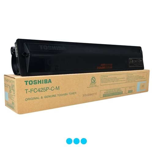 TOSHIBA TFC425P-C-M E-STUDIO 2020AC/2520AC/3025AC/3325AC MAVİ TONER 12000 SAYFA ORJİNAL 6AG00009900
