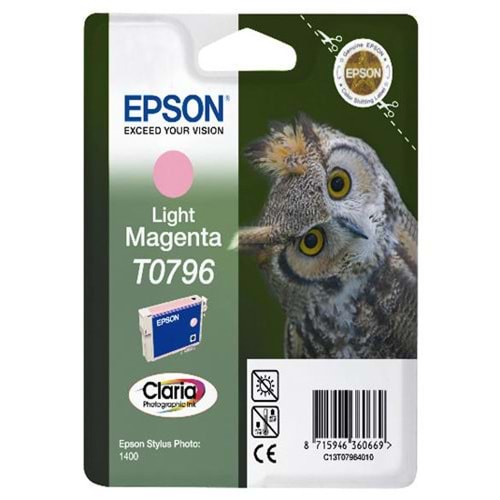 EPSON T079640 STYLS PHOTO P50/PX650/660/700/710/810/1400 AÇIK KIRMIZI KARTUŞ ORJİNAL 470 SAYFA