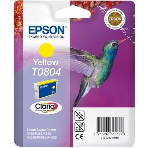 EPSON T08044021 PHO P50/265/285/360 SARI KARTUŞ ORJİNAL