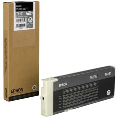 EPSON T6181 B-500/B-510 SİYAH KARTUŞ ORJİNAL 7.000 SAYFA