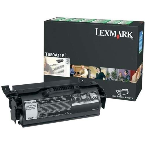 LEXMARK T650A11E T650/652/654/656 SİYAH TONER ORJİNAL 7.000 SAYFA