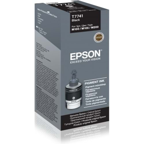 EPSON C13T77414A M100/M105/M200/L655 SİYAH MÜREKKEP ORJ. 6K