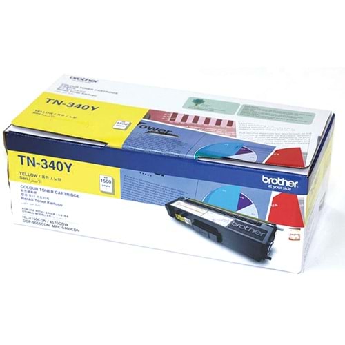 BROTHER TN-340Y HL-4150/4570/9460/9970 SARI TONER ORJ. 1.5K