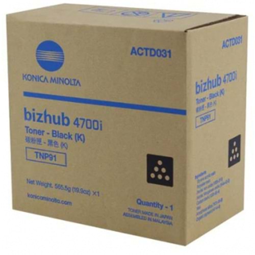 KONİCA MİNOLTA TNP-91 BH-4700İ/4750İ /4050İ ORJİNAL TONER