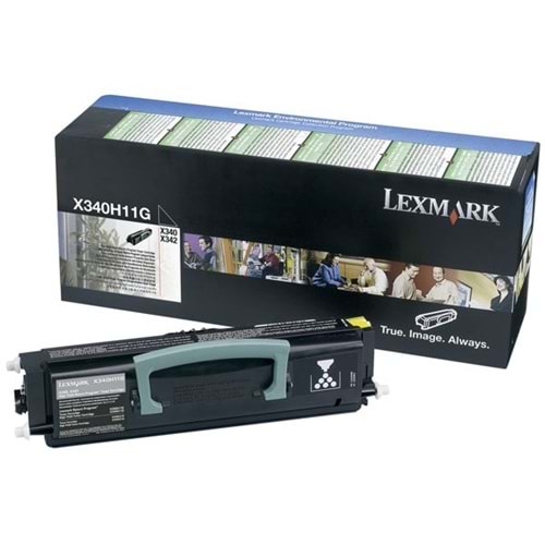 LEXMARK X340H11G X340n/X342n SİYAH TONER ORJİNAL 6000 SAYFA