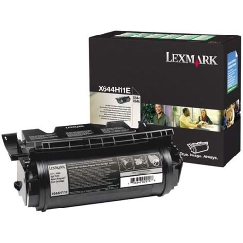 LEXMARK X644H11E X642E/X644/X646 SİYAH TONER ORJİNAL 21.000 SAYFA