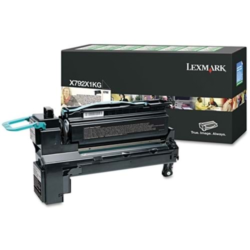 LEXMARK X792X1KG X792 SİYAH TONER ORJİNAL 20.000 SAYFA