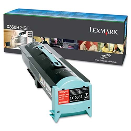 LEXMARK X860H21G X860/862/864 SİYAH TONER ORJİNAL 35.000 SAYFA