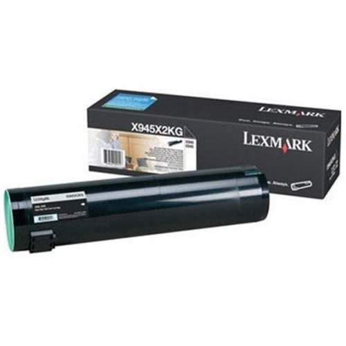 LEXMARK X945X2KG X940/X945 SİYAH TONER ORJİNAL 36.000 SAYFA