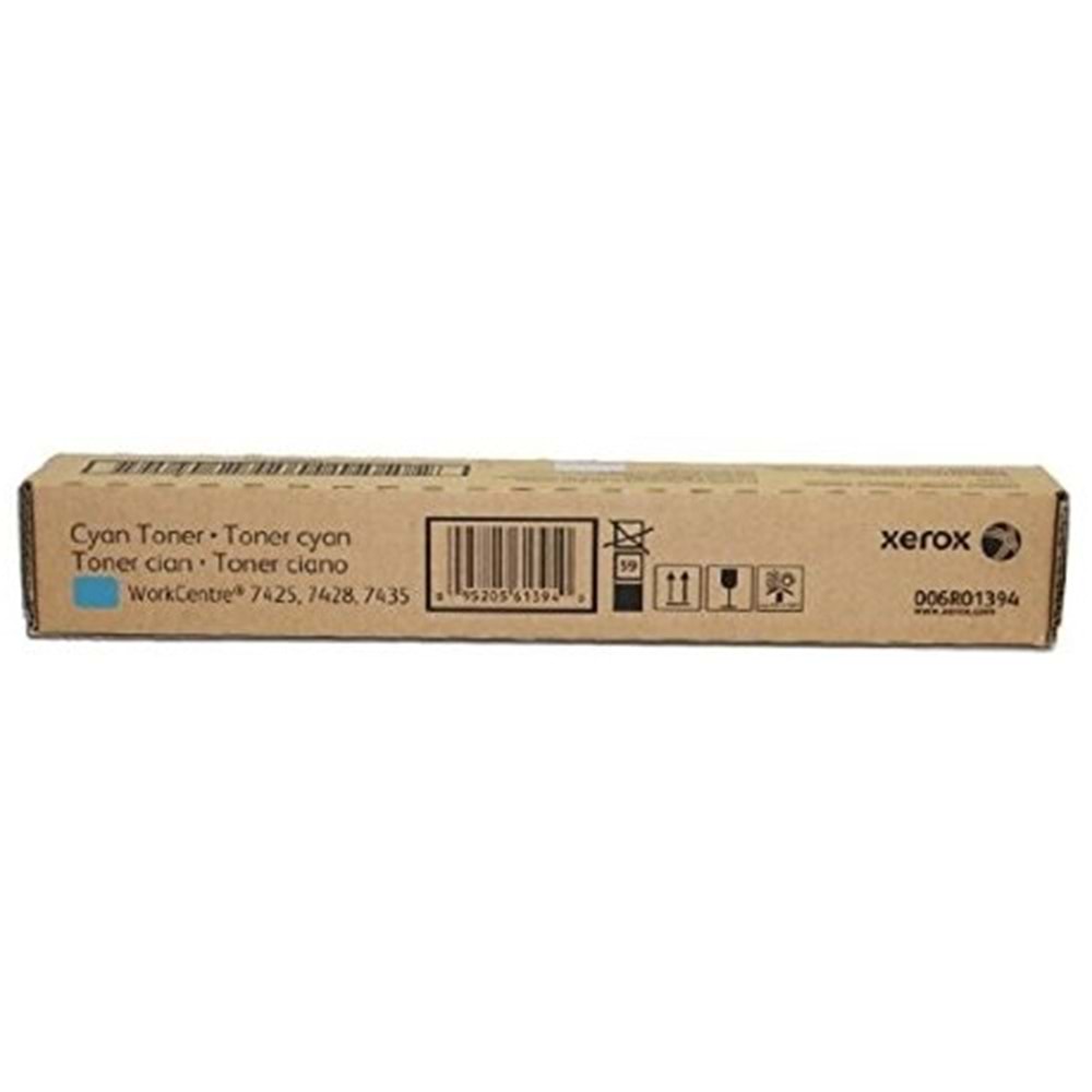 XEROX 006R01394 (006R01402) WC7425/7428/7435 MAVİ TONER ORJİNAL 15.000 SAYFA