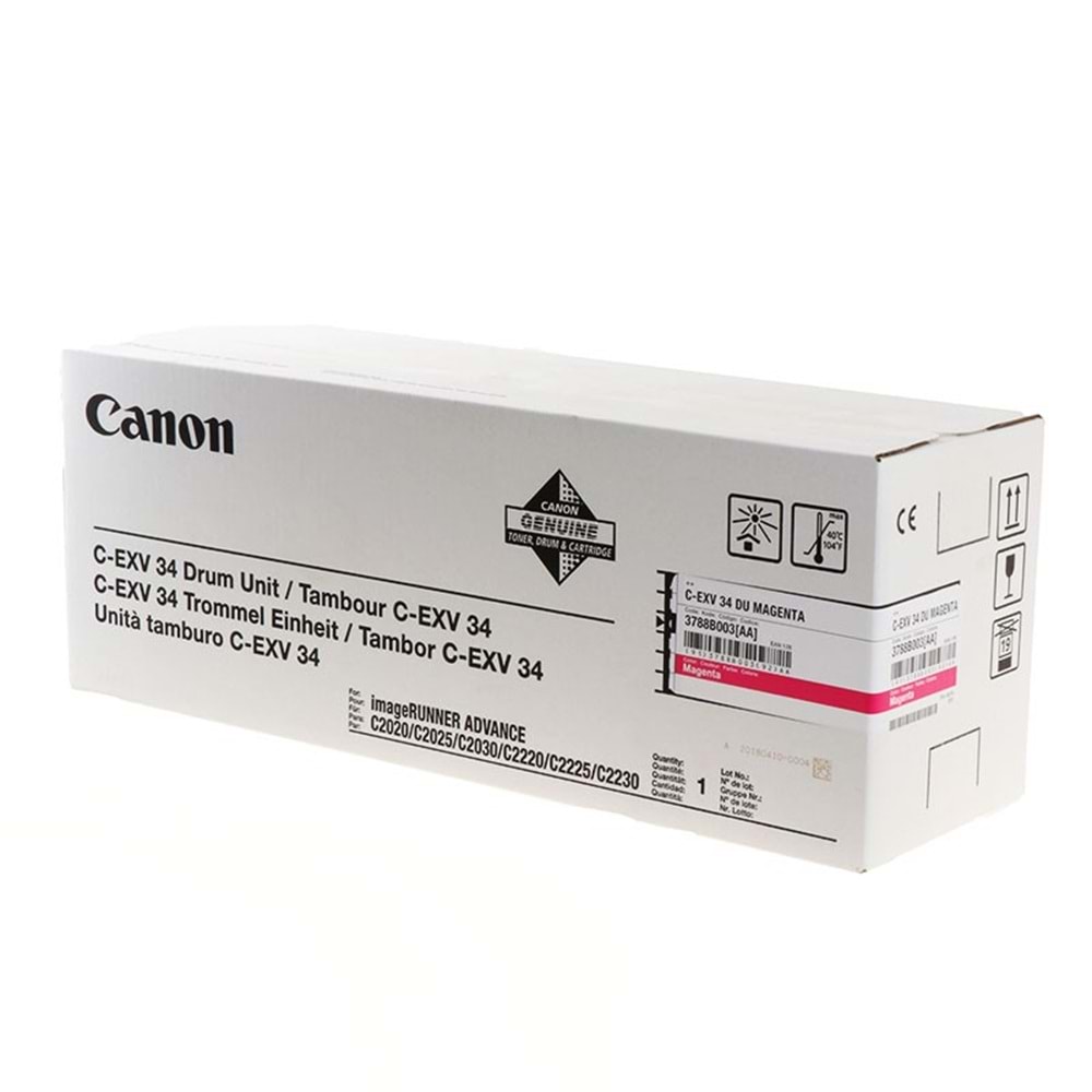 CANON EXV-34M IRC 2020/2030/2225/2230 KIRMIZI DRUM ÜNİTESİ ORJİNAL 36.000 SAYFA 3788B003