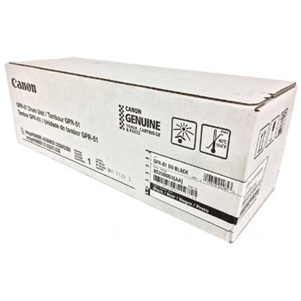 CANON GPR-51/EXV-47K C1325/C1335/C250/350 SİYAH DRUM ORJİNAL 39.000 SAYFA 8520B002