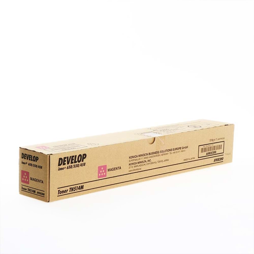 DEVELOP TN-514M INEO +458/558/658 KIRMIZI TONER ORJİNAL 26.000 SAYFA A9E83D0