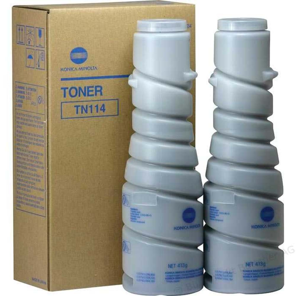 KONICA MINOLTA TN-114/106B Dİ152/162/183 SİYAH TONER ORJİNAL 11.000 SAYFA
