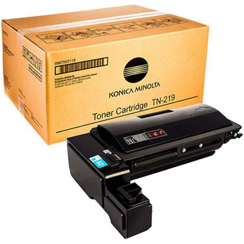 KONICA MINOLTA TN-219 BIZHUP 25E SİYAH TONER ORJİNAL 20.000 SAYFA 9967002118
