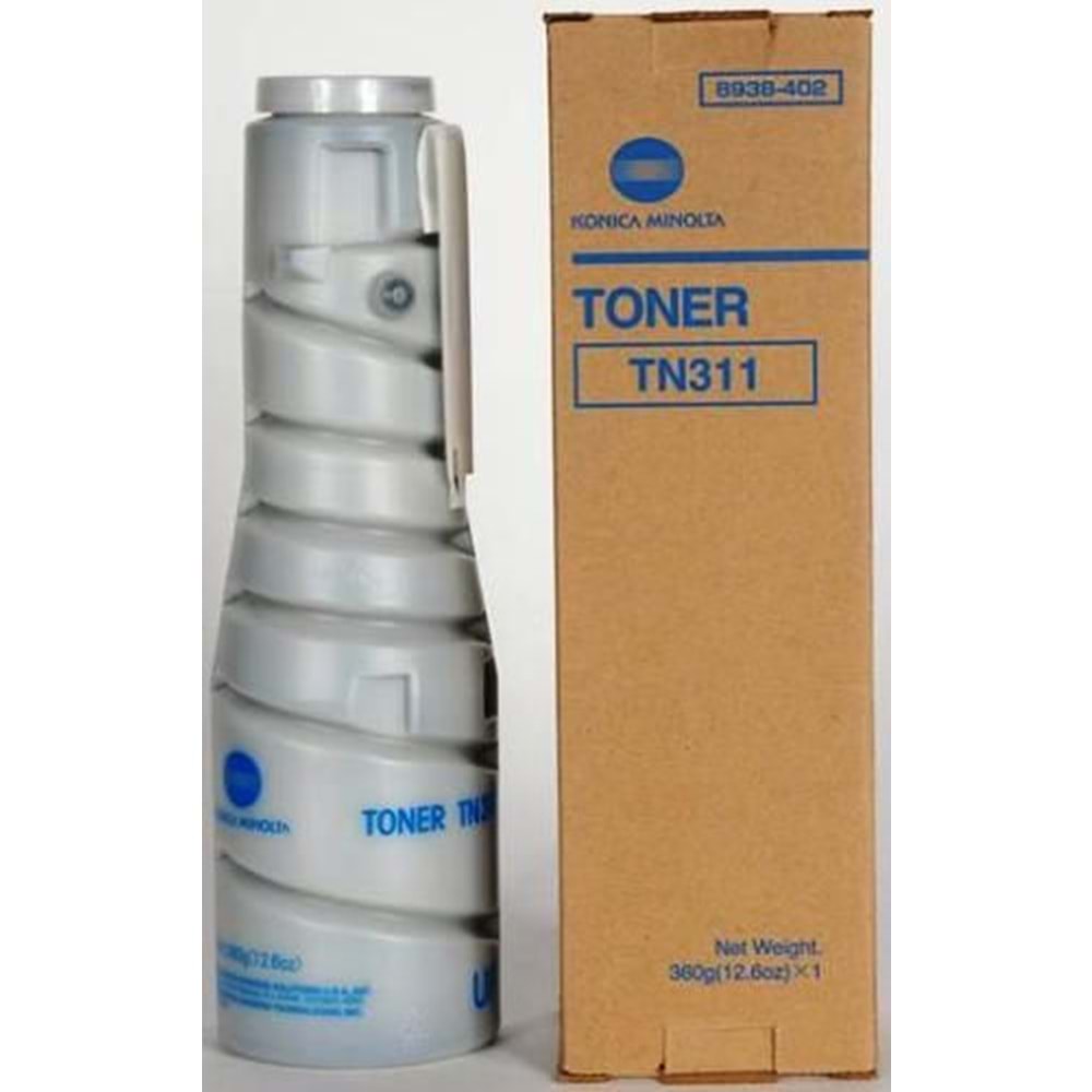 KONICA MINOLTA TN-311 BIZHUB 350 SİYAH TONER ORJİNAL 17.000 SAYFA 8938404