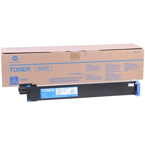 KONICA MINOLTA TN-312C C300/352 MAVİ TONER ORJİNAL 12.000 SAYFA