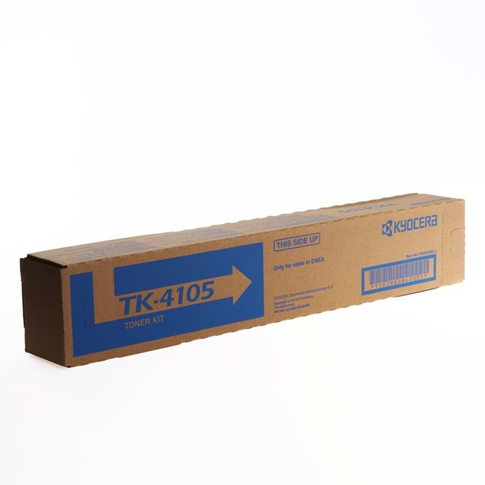 KYOCERA TK-4105 TASKALFA 1800/1801/2200/2201 SİYAH TONER ORJİNAL 15.000 SAYFA 1T02NG0NL0