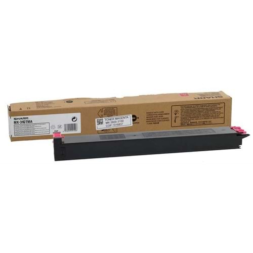 SHARP MX-31GTMA MX2600-2301-3100 KIRMIZI TONER ORJİNAL 15.000 SAYFA