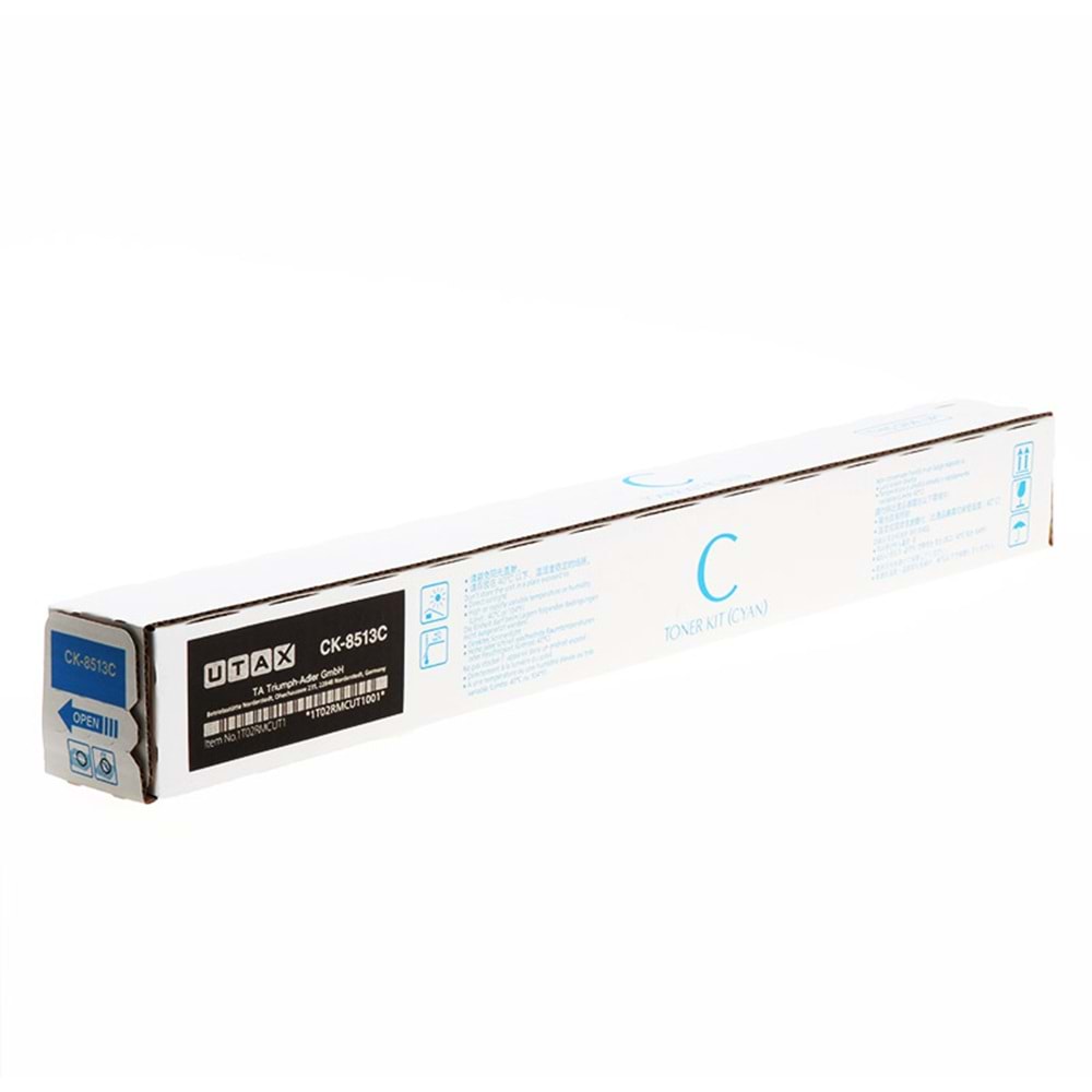 UTAX CK-8513C 4006ci / 4007ci MAVİ TONER ORJİNAL 20.000 SAYFA 1T02RMCUT1