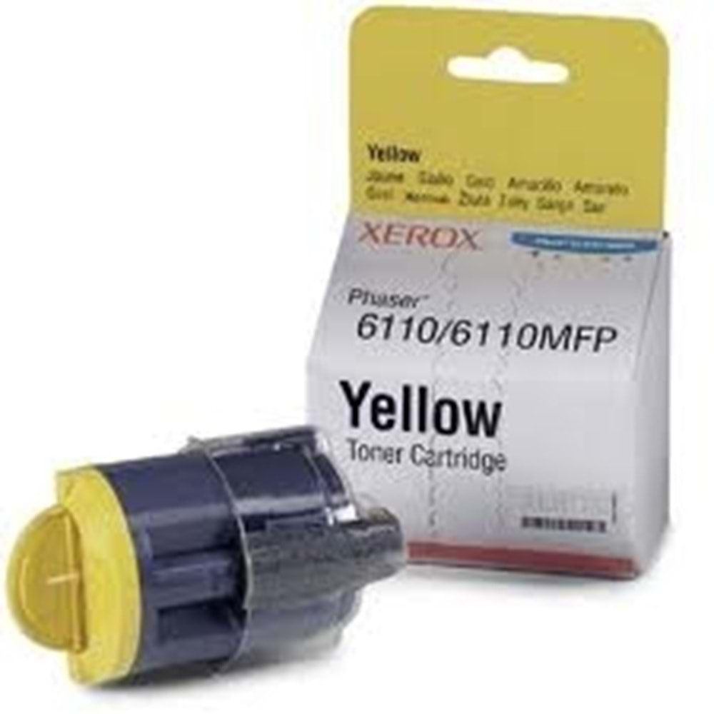 XEROX 106R01204 PHASER 6110 SARI TONER ORJİNAL 1.000 SAYFA