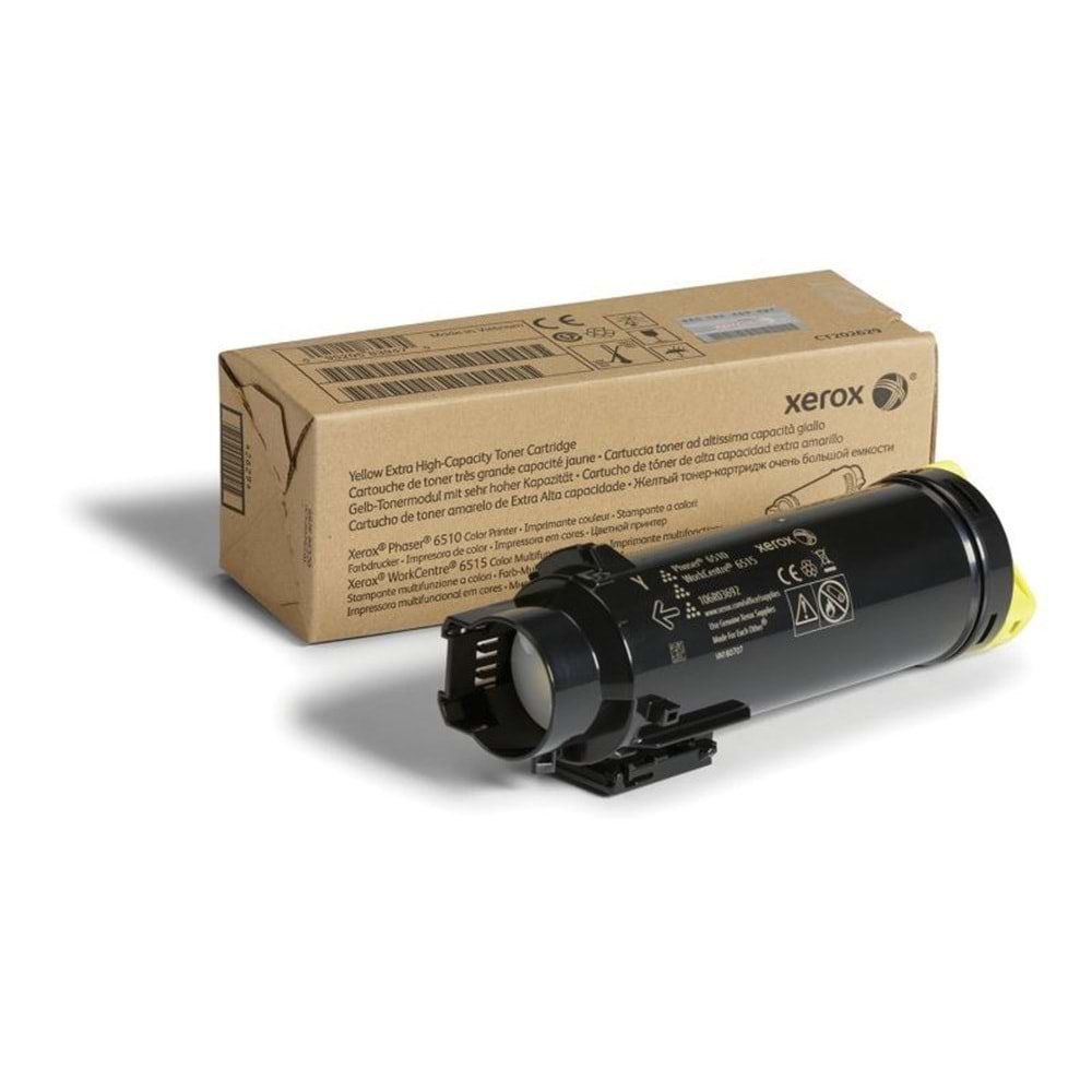 XEROX 106R03695 PHASER 6510/WC6515 SARI TONER ORJİNAL 4.300 SAYFA