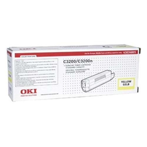 OKI 43034813 C3200 SARI TONER ORJİNAL 1.500 SAYFA