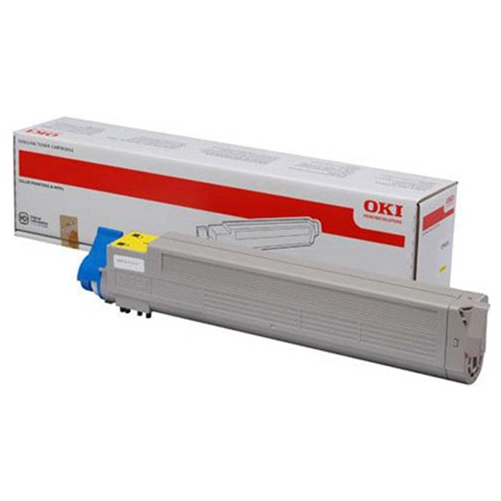 OKI 43837133 C-9655 SARI TONER ORJİNAL 22.000 SAYFA