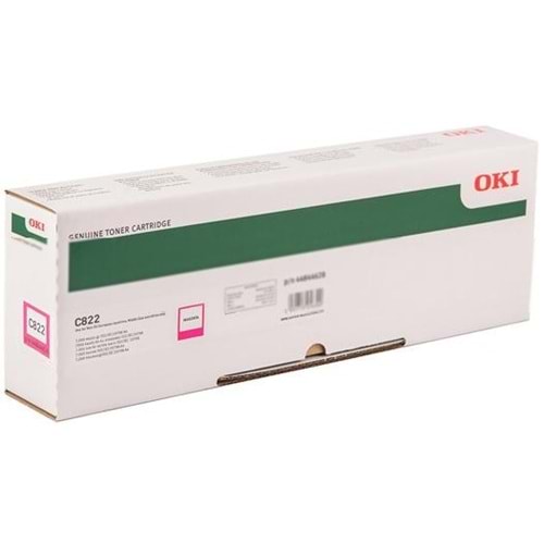 OKI 44844626 C822 KIRMIZI TONER ORJİNAL 7.300 SAYFA