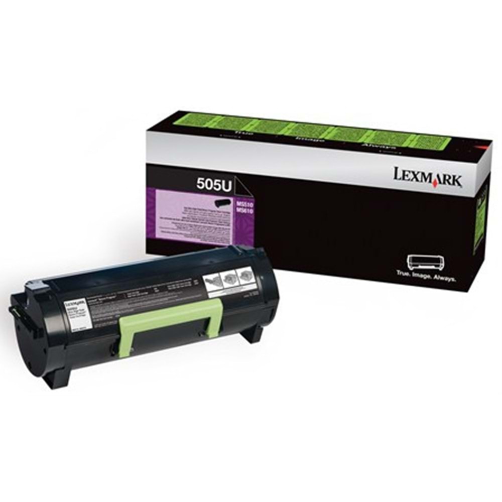 LEXMARK 50F5U00 505U MS510/610 SİYAH TONER ORJİNAL 20.000 SAYFA