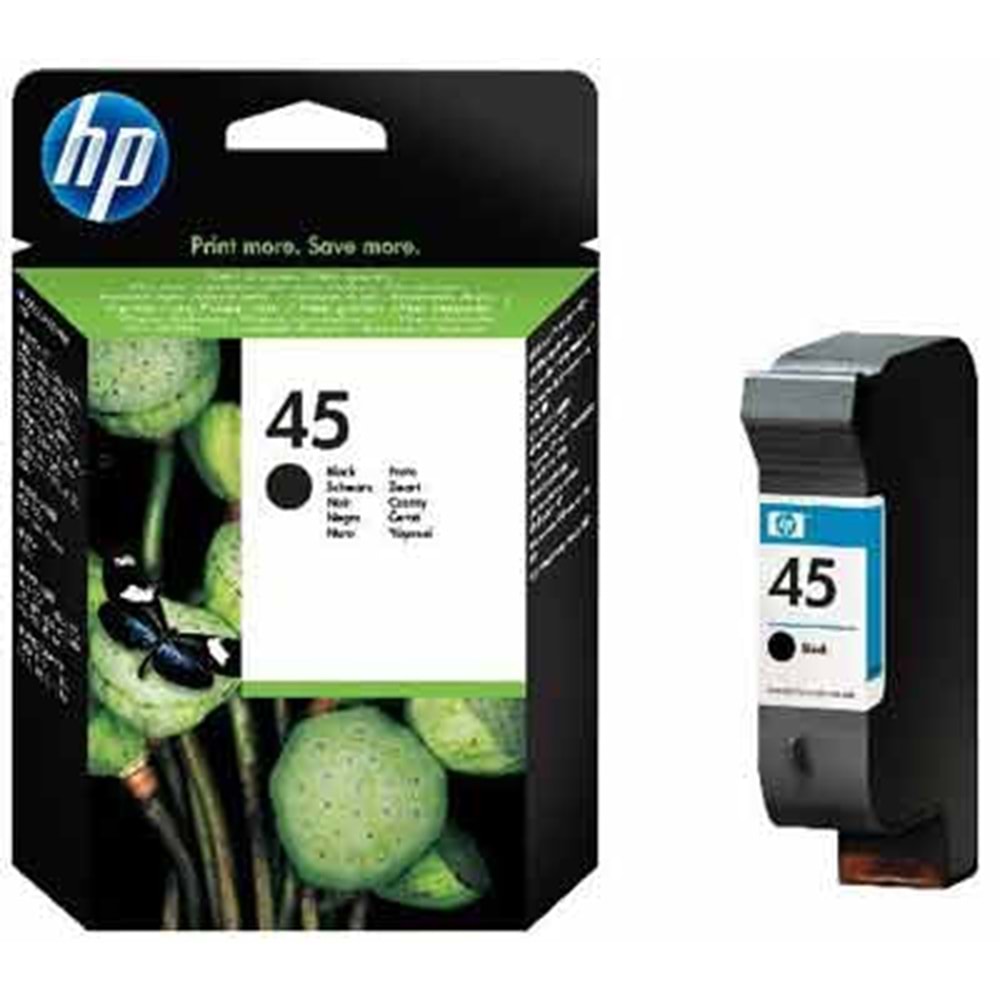 HP 51645A 45A 1100/1125/1280/1600/815 SİYAH KARTUŞ ORJİNAL 930 SAYFA