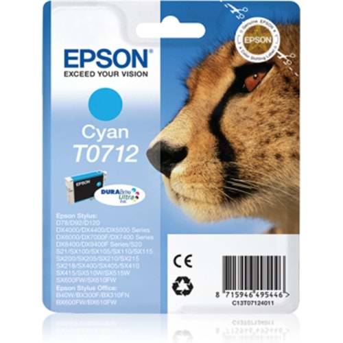 EPSON C13T07124021 D78/DX4050/5050/6050 MAVİ KARTUŞ ORJİNAL 5.5ML