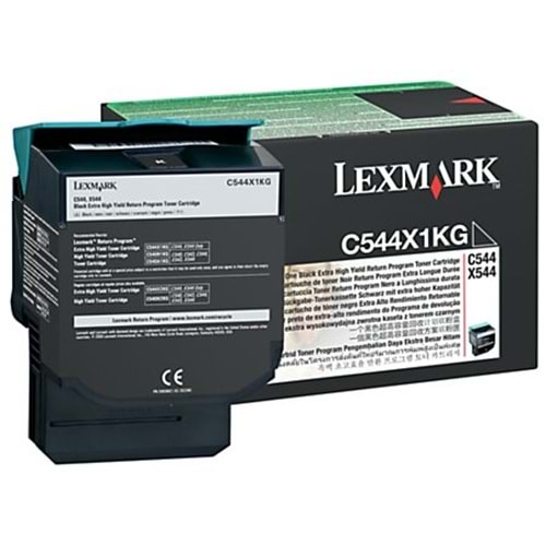 LEXMARK C544X1KG C-X 544/546/548 SİYAH TONER ORJİNAL 6.000 SAYFA