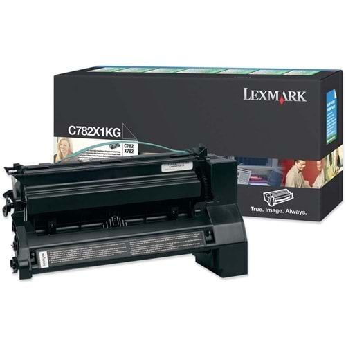LEXMARK C780X1KG C782/X782 SİYAH TONER ORJİNAL 15.000 SAYFA
