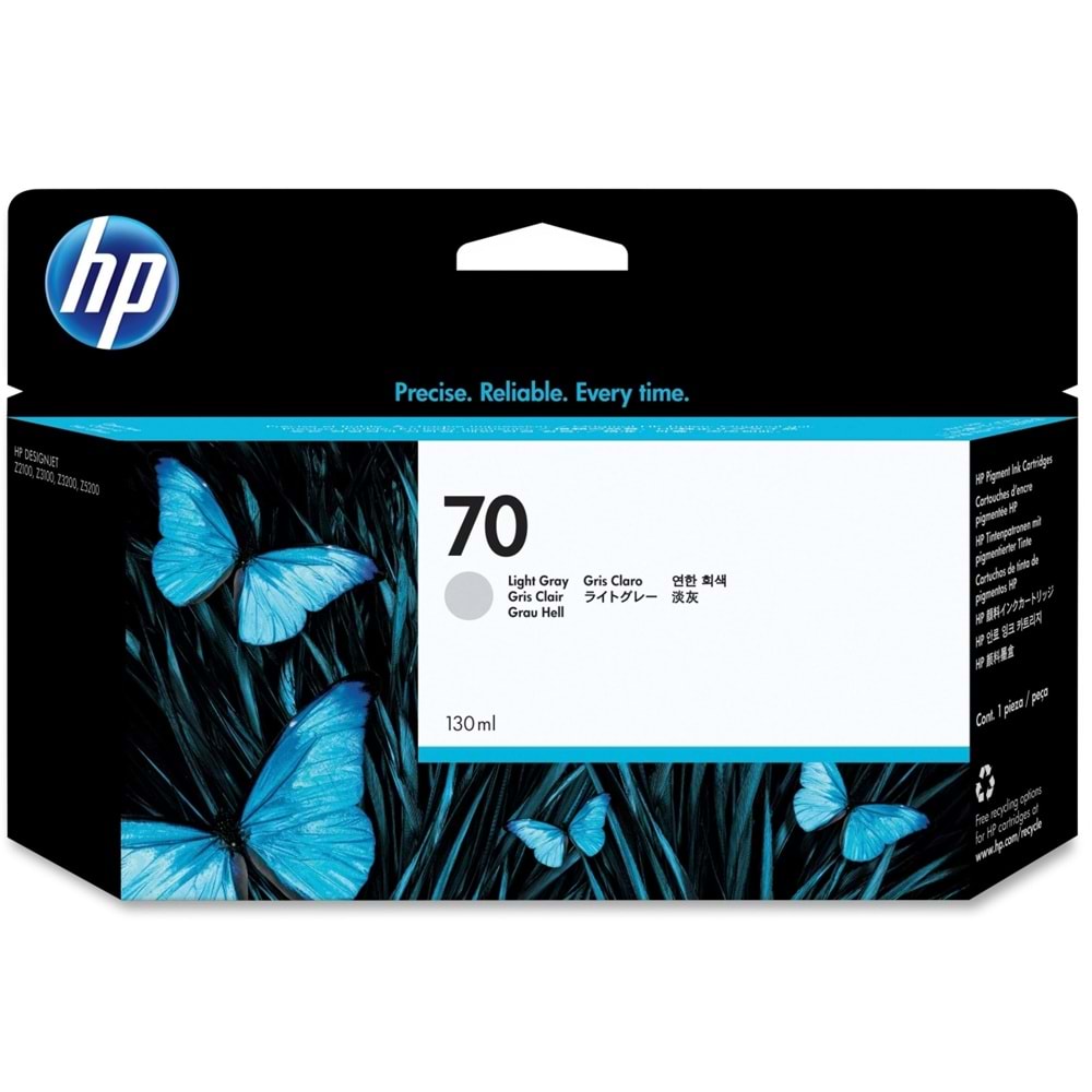 HP C9451A (70) Z2100/3100/3200/5200 AÇIK GRİ KARTUŞ ORJ 130 ML.