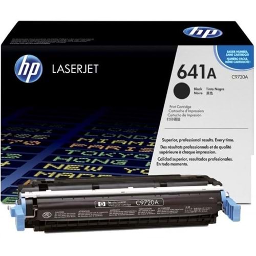 HP C9720A 641A 4600/4650 SİYAH ORJİNAL TONER 9.000 SAYFA