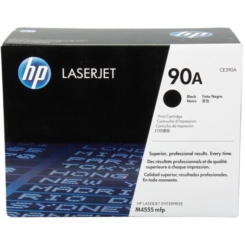 HP CE390A (90A) M4555/M602/M603 SİYAH TONER ORJİNAL 10.000 SAYFA