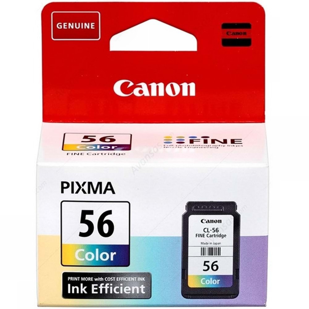 CANON CL-56 E404/E414/E464/E474/E484 RENKLİ KARTUŞ ORJİNAL 300 SY