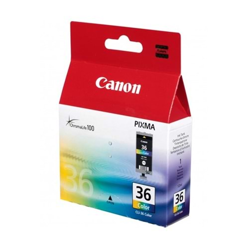 CANON CLI-36 IP100/110 RENKLİ KARTUŞ ORJİNAL 500 SAYFA