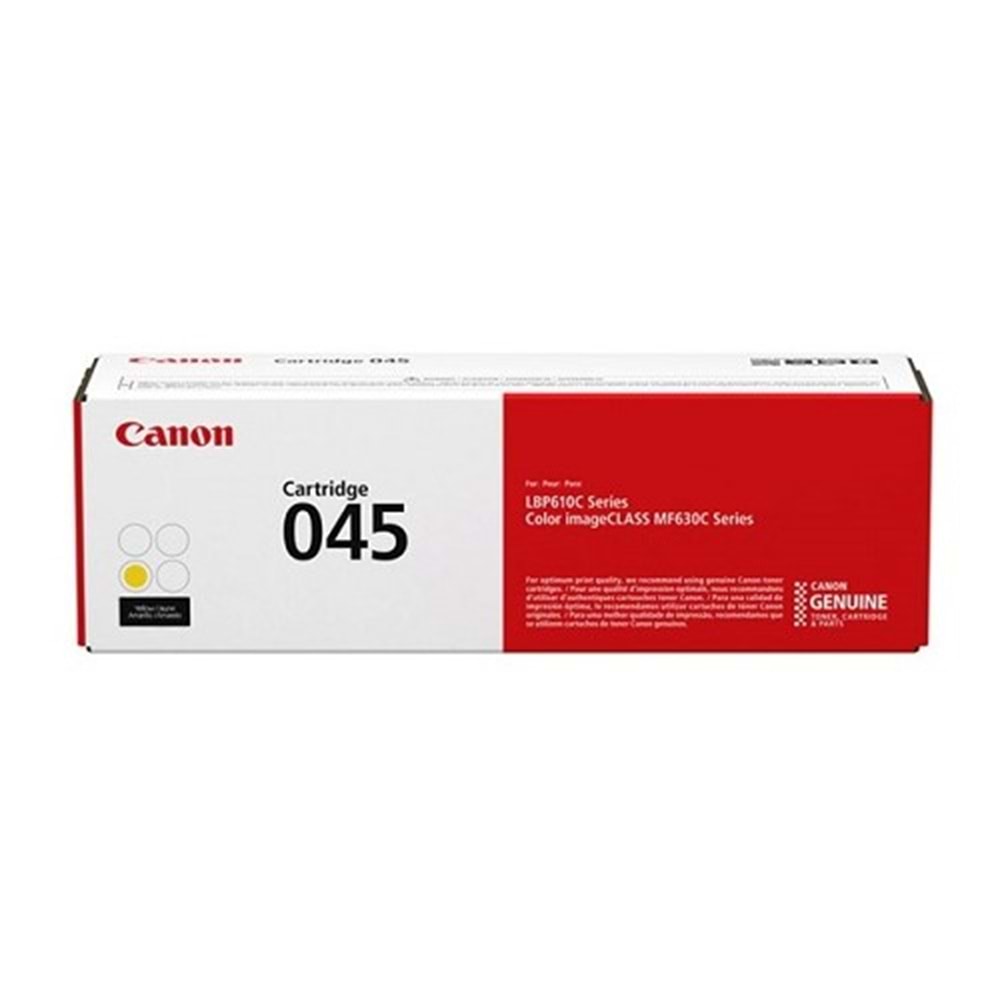 CANON CRG-045Y MF631/633/635 SARI TONER ORJİNAL 1.300 SAYFA