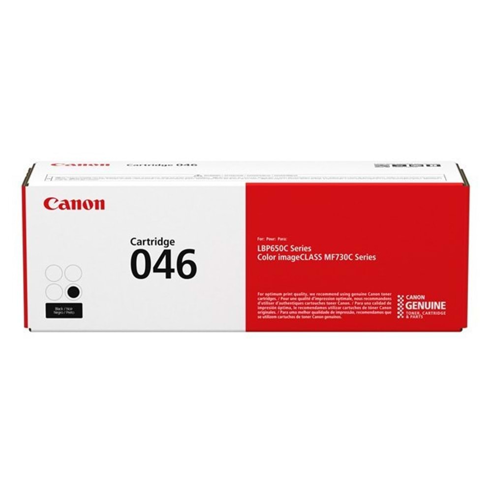 CANON CRG-046K MF653/MF732 SİYAH TONER ORJİNAL 2.200 SAYFA 1250C002